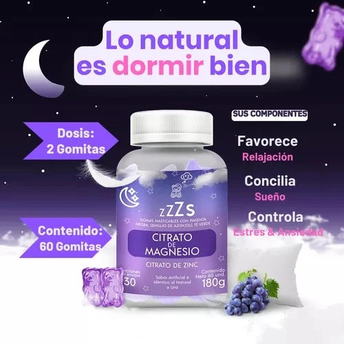 Dulces Momentos de Calma: ¡Descansa y Relájate con Magnesio 🌙💜